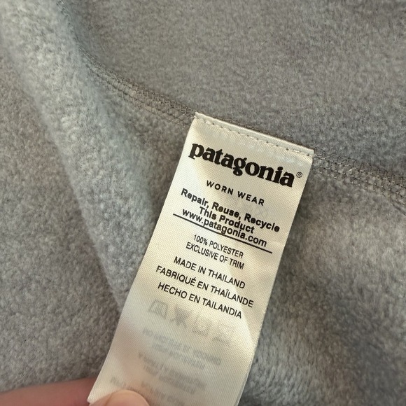 Patagonia Women's Full-Zip Fleece Vest - Size Large - Gray Excellent Knit - Picture 4 of 7